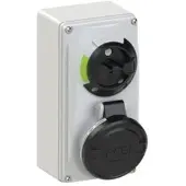 Pce 6115-7 CEE-Steckdose abschaltbar kompakt 16A 5p 7h IP44/IP54 61157