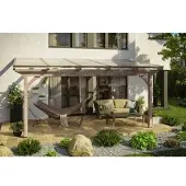 Skanholz Terrassendach "Ravenna", 541 cm Breite, verschiedene Tiefen