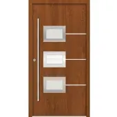 Splendoor Sicherheitshaustür »ATHEN Prime RC2«, Aluminium, in golden oak - braun