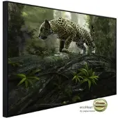 Papermoon Infrarotheizung »EcoHeat - Jaguar auf der Suche«, Matt-Effekt - bunt