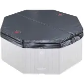 Canadian Spa Whirlpoolabdeckung, achteckig, schwarz, Ersatzabdeckung für Muskoka Whirlpool