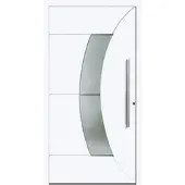 KNOCK Aluminium-Haustür »KÖLN«, weiß - weiss