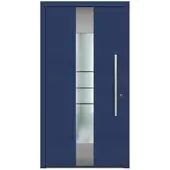 KNOCK Aluminium-Haustür »Terra Nova«, stahlblau