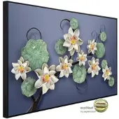 Papermoon Infrarotheizung »EcoHeat - Blumen Ast«, Matt-Effekt - bunt