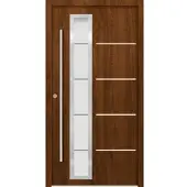 Splendoor Sicherheitshaustür »SPLIT Prime RC2«, Aluminium, in nussbaum - braun