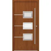 Splendoor Haustür »ATHEN Prime«, Aluminium, in golden oak - braun