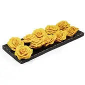 Flowerbox Wachsrose - orange