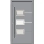 Splendoor Sicherheitshaustür »ATHEN Prime RC2«, Aluminium, in verkehrsgrau