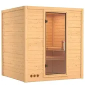 Karibu Sauna »Sindi«, für 4 Personen, ohne Ofen - beige