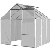 Floraworld Gewächshaus »Grow«, BxH: 190 x 193 cm, Aluminium/Kunststoff - transparent