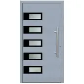 KNOCK Flügelüberdeckende Kunstoff-Haustür »Terra«, grau