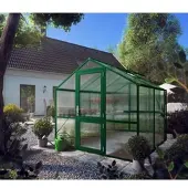 KGT Gewächshaus "Rose II" moosgrün 5,1 m² 10 mm HKP