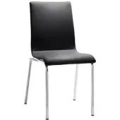 Mayer Sitzmöbel Stuhl »2120«, BxL: 47 x 54 cm, Stahl/Stoff - grau