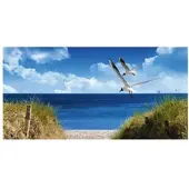 MySPOTTI Badrückwand »North Sea«, BxH:90 cm x 45 cm, blau
