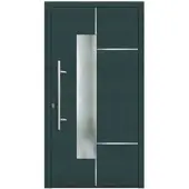 KNOCK Flügelüberdeckende Kunstoff-Haustür »Terra«, moosgrün - gruen
