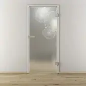 NOVADOORS Glasdrehtür »NOVA 507«, matt - transparent