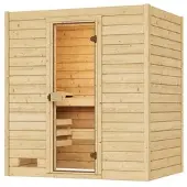 Weka Massivholzsauna VALIDA 2 GT, BioS 7,5 x B x T x H x 189 x 189 x 204