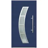 KNOCK Flügelüberdeckende Kunstoff-Haustür »Terra«, stahlblau