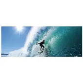 MySPOTTI Badrückwand »Surfing USA«, BxH:120 cm x 45 cm, blau
