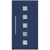 KNOCK Aluminium-Haustür »Terra Nova«, stahlblau