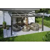 Skanholz Terrassendach "Modena", 434 cm Breite, verschiedene Tiefe