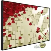 Papermoon Infrarotheizung »EcoHeat - Muster mit Rosen«, Matt-Effekt - bunt