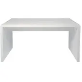 Phoenix Schreibtisch »Pana«, BxH: 120 x 78,5 cm, Polyurethan (PU) - weiss