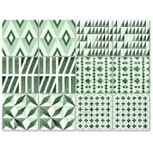 Wallart K&L Wall Art Fliesenaufkleber »Geometrische Muster«, selbstklebend