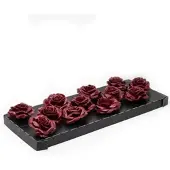 Flowerbox Wachsrose - rot