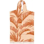 Ocean & Earth Palm Zip Front Hooded Poncho Handtuch