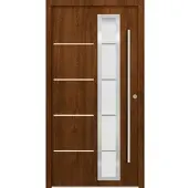 Splendoor Sicherheitshaustür »SPLIT Prime RC2«, Aluminium, in nussbaum - braun