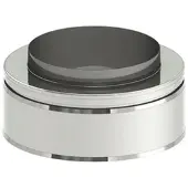 Tecnovis Mündungsabschluss »Zitec-Eco«, Ø180 mm - silberfarben