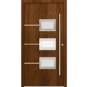Splendoor Haustür »ATHEN Prime«, Aluminium, in nussbaum - braun