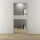 NOVADOORS Glasdrehtür »NOVA 546«, glänzend - transparent