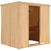 Karibu Sauna »Kothla«, für 3 Personen, ohne Ofen - beige