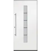 Roro Haustür »R351 Luxus«, Aluminium/Kunststoff, weiß - weiss