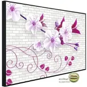 Papermoon Infrarotheizung »EcoHeat - Muster mit Blumen«, Matt-Effekt - bunt