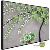 Papermoon Infrarotheizung »EcoHeat - Baum mit Blumen«, Matt-Effekt - bunt