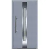 KNOCK Flügelüberdeckende Kunstoff-Haustür »Terra«, grau