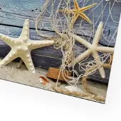 MySPOTTI Badrückwand »Seashell«, BxH:140 cm x 45 cm, beige
