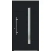 KNOCK Flügelüberdeckende Kunstoff-Haustür »Terra«, anthrazit - grau