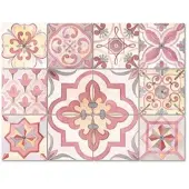 Wallart K&L Wall Art Fliesenaufkleber »Landhaus Aquarell Kacheln«, selbstklebend