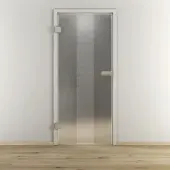 NOVADOORS Glasdrehtür »NOVA 557«, matt - transparent