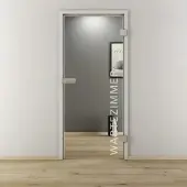 NOVADOORS Glasdrehtür »NOVA 554«, glänzend - transparent