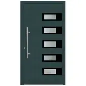 KNOCK Flügelüberdeckende Kunstoff-Haustür »Terra«, moosgrün - gruen
