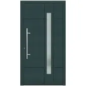 KNOCK Flügelüberdeckende Kunstoff-Haustür »Terra«, moosgrün - gruen