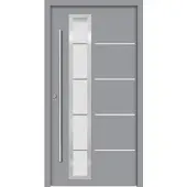 Splendoor Sicherheitshaustür »SPLIT Prime RC2«, Aluminium, in verkehrsgrau