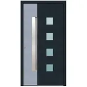 KNOCK Aluminium-Haustür »Marte«, anthrazit / grau