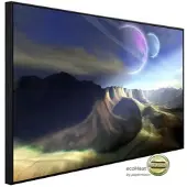 Papermoon Infrarotheizung »EcoHeat - Futuristische Landschaft«, Matt-Effekt - bunt