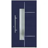 KNOCK Flügelüberdeckende Kunstoff-Haustür »Terra«, stahlblau